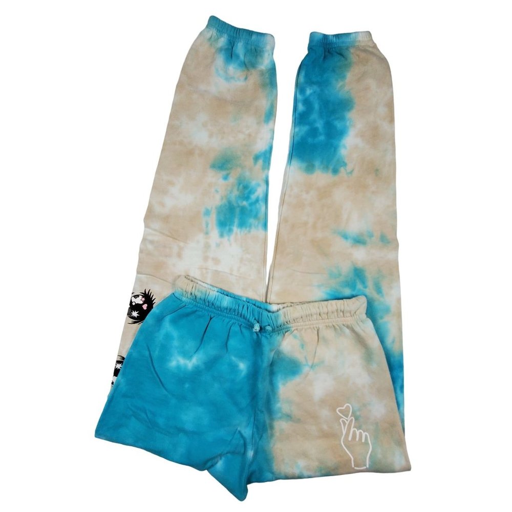 BSR By Samii Ryan Dolls Kill/Revolve Womens Sweat Pants Pure Angel tie dye